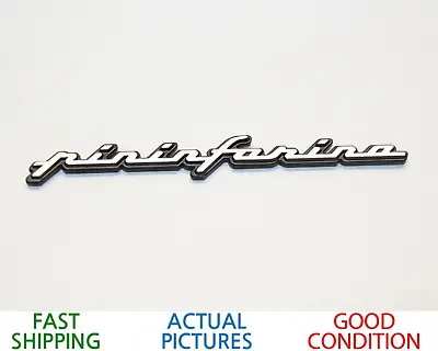 03-12 Maserati Quattroporte Left Driver Side Fender Emblem Badge Pininfarina Oem • $47.88
