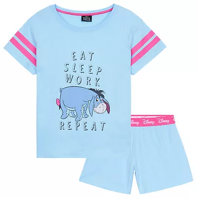 Disney Eeyore Womens Pyjamas Short PJs For Women • £13.49