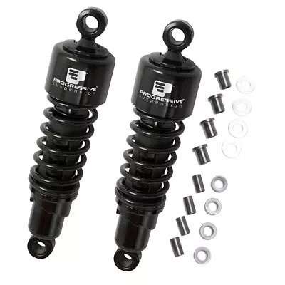 Progressive Suspension 412 Harley Shocks 13.5  Black - 412-4003B • $283.17