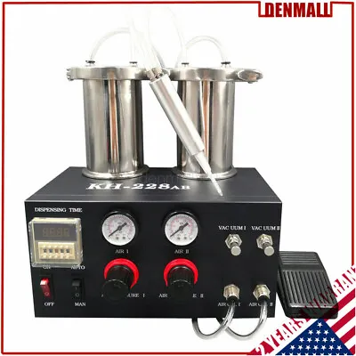 2-liquid Semi-auto Glue Dispenser Dispensing Machine AB Glue Epoxy Resin 110V US • $233.10