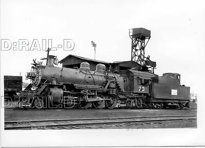 9DD122  RP 1953/00s MIDLAND VALLEY RAILROAD 2-8-2 LOCO #73 WICHITA KS • $8.99