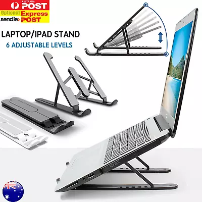 Portable Laptop Stand Adjustable Holder For IPad MacBook Air Pro Tablet Notebook • $19.95