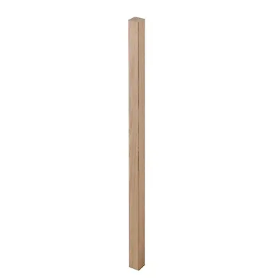 Solid White Oak 0.9m Square Edge Spindle 32x32mm • £6.55