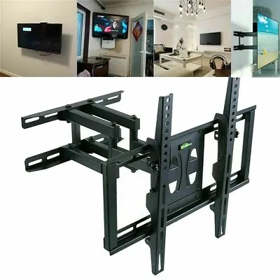 Foldable Steel TV Bracket Stretch Tilt & Swivel For 40 46 47 50 55 70 80 Inch • £24.95