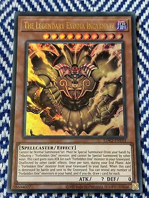 ☆ LDK2-ENY01 | The Legendary Exodia Incarnate  Ultra Rare Unlimited Ed YuGiOh • £3.18