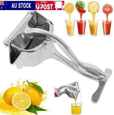 AU STOCK Aluminum Alloy Manual Juicer Hand Juice Press Squeezer Fruit Extractor • $29
