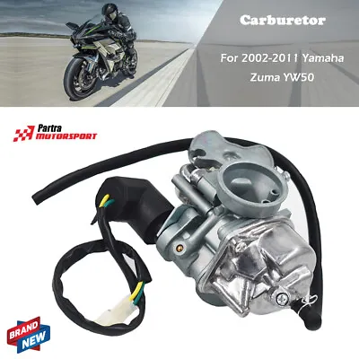 Carburetor For Yamaha Zuma YW50 Scooter Moped 2011-2002 2003 2004 2005 2006 Carb • $23.95