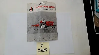 IH International 3-Point Hitch Plows Brochure • $16.50