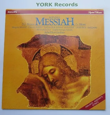 412 267-1 - HANDEL - Messiah Highlights GARDINER / MARSHALL - Ex Con LP Record • $11.18