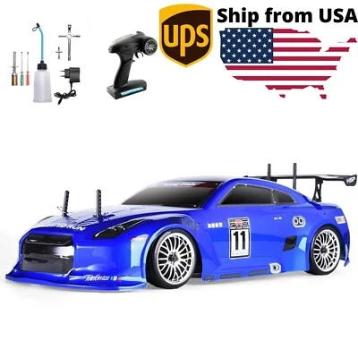 $279.99 • Buy RC 4wd 1:10 Racing Two Speed Vehicle Toys Nitro Gas Power Remote Control Car