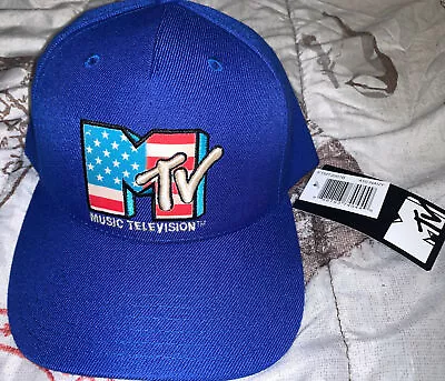 Mtv (music Television) Blue Snapback Hat Adjustable Unisex Cap • $16.25