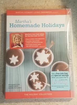 Martha Stewart Homemade Holidays DVD NEW    FREE SHIPPING  • $7.95