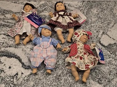 Lot Of 4 Vintage GiGo Toy My Pals Beanbag Bean Bag Kids Dolls Happy Sad NWT • $27.99