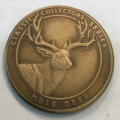 National Rifle Association NRA Mule Deer Coin Medal • $4.95