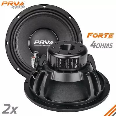 2x PRV Audio 8MB700FT-NDY-4 8  Midbass Neodymium Speakers 700W Forte Serie 4Ohms • $319.82