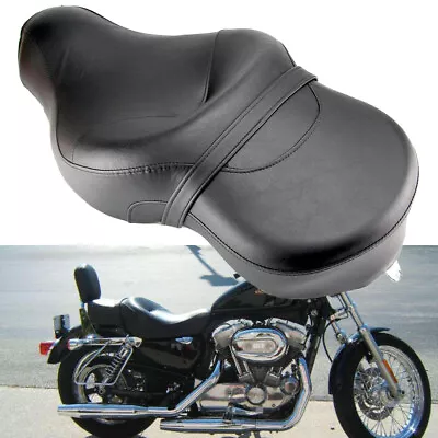 Two Up 2 Up Rider Driver Passenger Seat For Harley Sportster XL 883 1200 2004-Up • $105.95