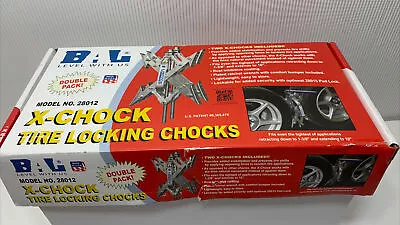 $69.95 • Buy Bal 28012 X-chock Tire Locking RV Camper Travel Trailer 5th Wheel Stabilizer
