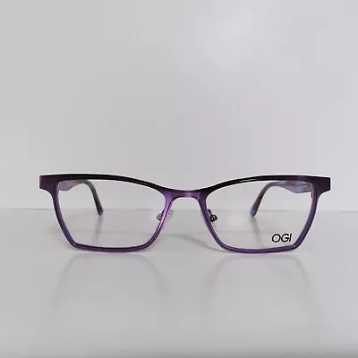 Womens  OGI Evolution Purple Designer  Eyeglasses Frames And  Case 53-18-145  • $89.95