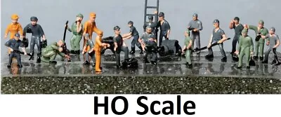 HO Scale -WORKING PEOPLE  (24 Pieces) - RIH-062100 • $22.79