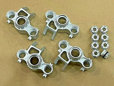 Aluminum Front & Rear KNUCKLE For Traxxas E-Maxx 3908 / T-Maxx 3.3 Silver  • $44.99