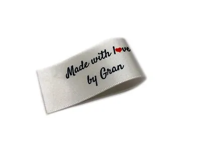 Made With Love By Gran Labels - Fold 25x50 - 32 Pack - Sew On • £9.99