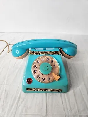 1980 Mehanotehnika Galaxy Groover Telephone Turquoise Untested • $9.99