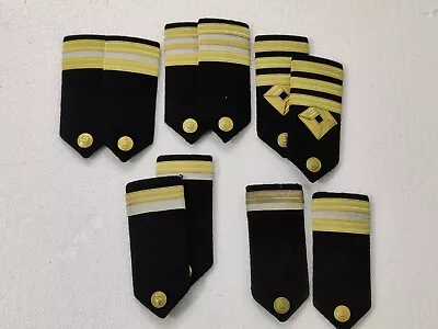 Merchant Navy Epaulette Lot Of 5 Pair As Seen In Images • $95