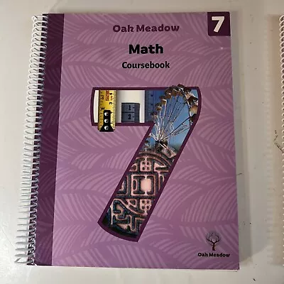 Oak Meadow Grade 7 (2021) Math Coursebook • $40