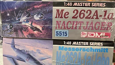 1/48 German Messerschmitt Me-262 1a/Jabo/ Me 262A-1a Nachtjager DML 5507 /5515 • $54