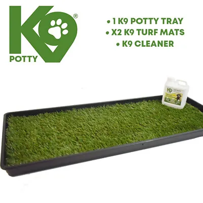 £44.99 • Buy K9 Potty Pet Dog Puppy Toilet Mat Indoor Outdoor Training  K9 SIZE 100CMX40CM