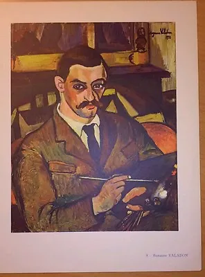 Suzanne ValadonP.Maurice Utrillo Offset Lithograph1942 Plate Nr.8Plate-signed • $23