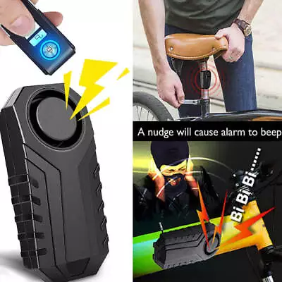 Motorcycle Bike Alarm Anti Theft 113dB Loud Motion Sensor System Wireless Remote • $14.77