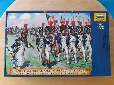 £9.99 • Buy Zvezda 1/72 FRENCH IMPERIAL OLD GUARD Napoleonic Waterloo Figures Set 8030 Boxed