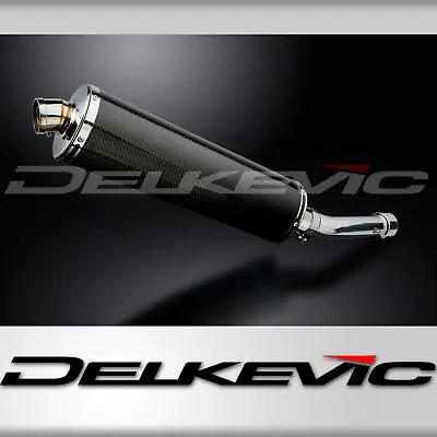 Delkevic Slip On Aprilia Tuono 18  Carbon Fiber Oval Muffler Exhaust 03-04 • $289.99