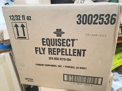 $149.99 • Buy 12 Pack Farnam Equisect 32 Oz Horse Equine Fly Insect Spray Repellent 3002536