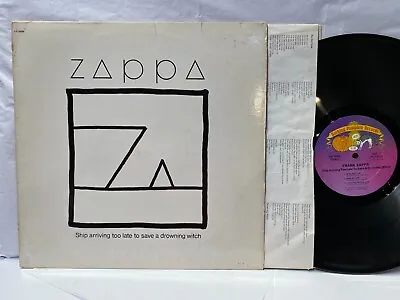 FRANK ZAPPA Ship Arriving Too Late To Save A Drowning Witch Barking Pumpkin NM! • $8.99