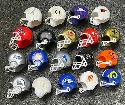 Lot Of 19 Vintage Bubblegum Machine Miniature Football Helmets W/ Old Team Logos • $29.99