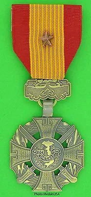 Vietnam Gallantry Cross With Bronze Star Medal Full Size - Made In The USA • $29.95