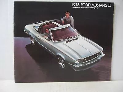 1978 Ford Mustang II King Cobra Mach 1 Ghia 2+2 Dealer Brochure Catalog • $14.20