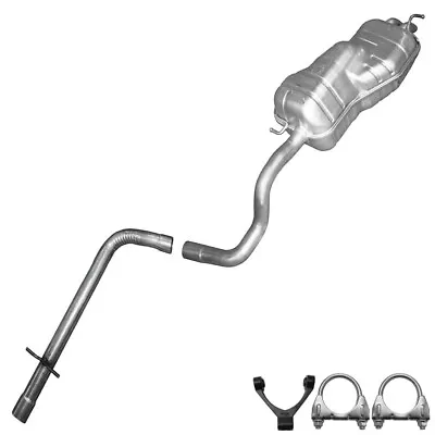 Resonator Muffler Exhaust Kit With Hanger Fits 99-06 VW Beetle Turbo Diesel 1.9L • $259.74