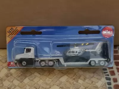 £14.95 • Buy Siku 1610 Low Loader With Helicopter	 Boxed 
