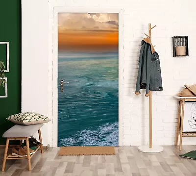 £58.69 • Buy 3D Sea A2227 Door Wall Mural Photo Wall Sticker Decal Marco Carmassi Sin