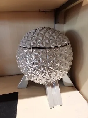 Disney Parks EPCOT Spaceship Earth Ceramic Cookie Jar Canister Decor - NEW! • $85