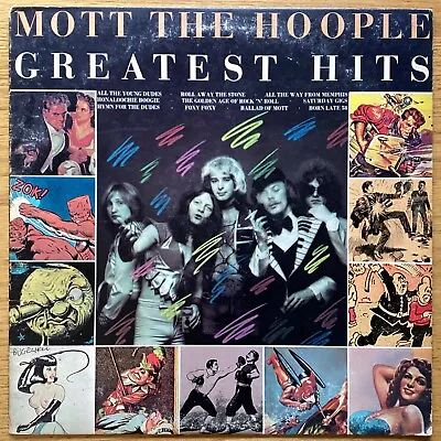 Mott The Hoople “Greatest Hits  33 1/3 Rpm LP PC 34368 W/ All The Young Dudes • $8