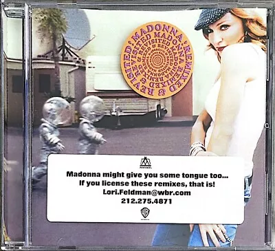 $150 • Buy RARE Promo CD Remixed & Revisited Madonna 2004 With Hilarious Sticker From Label
