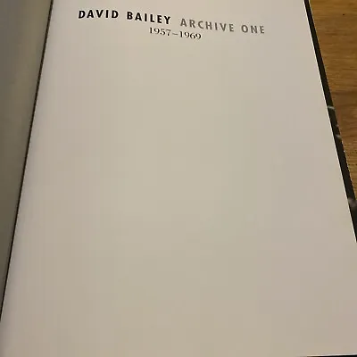 David Bailey Archive One 1957 - 1969 Hardback Photography Art Book • £40