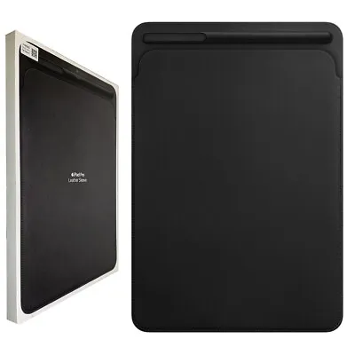£14.95 • Buy Official Apple Leather Sleeve For IPad Pro 10.5  (2nd Gen. 2017) Black MPU62ZM/A