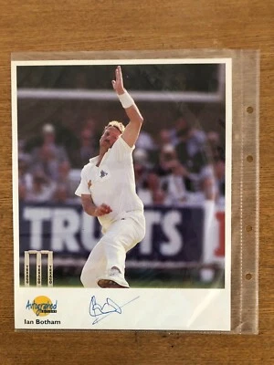 £12.95 • Buy Ian Botham Signed Photo Westminster Autographed Editions Somerset & England 
