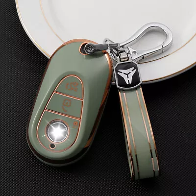 TPU Remote Car Key Fob Case Cover Holder For Mercedes-Benz C S Class W223 W206 • $17.52