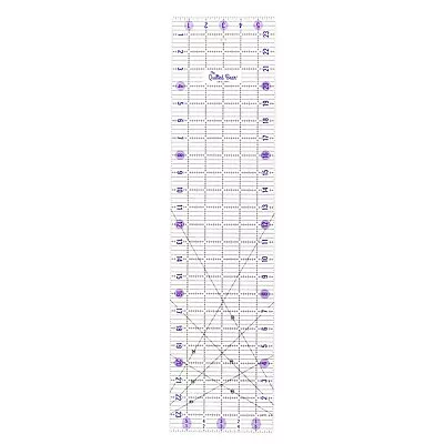 The Quilted Bear Transparent Acrylic Non Slip Quilting/Patchwork Rulers • £4.29